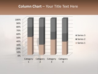 A White Swan Floating On Top Of A Body Of Water PowerPoint Template