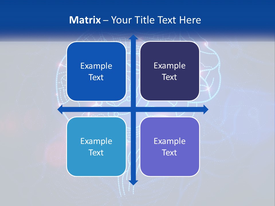 A Blue Brain Powerpoint Presentation PowerPoint Template