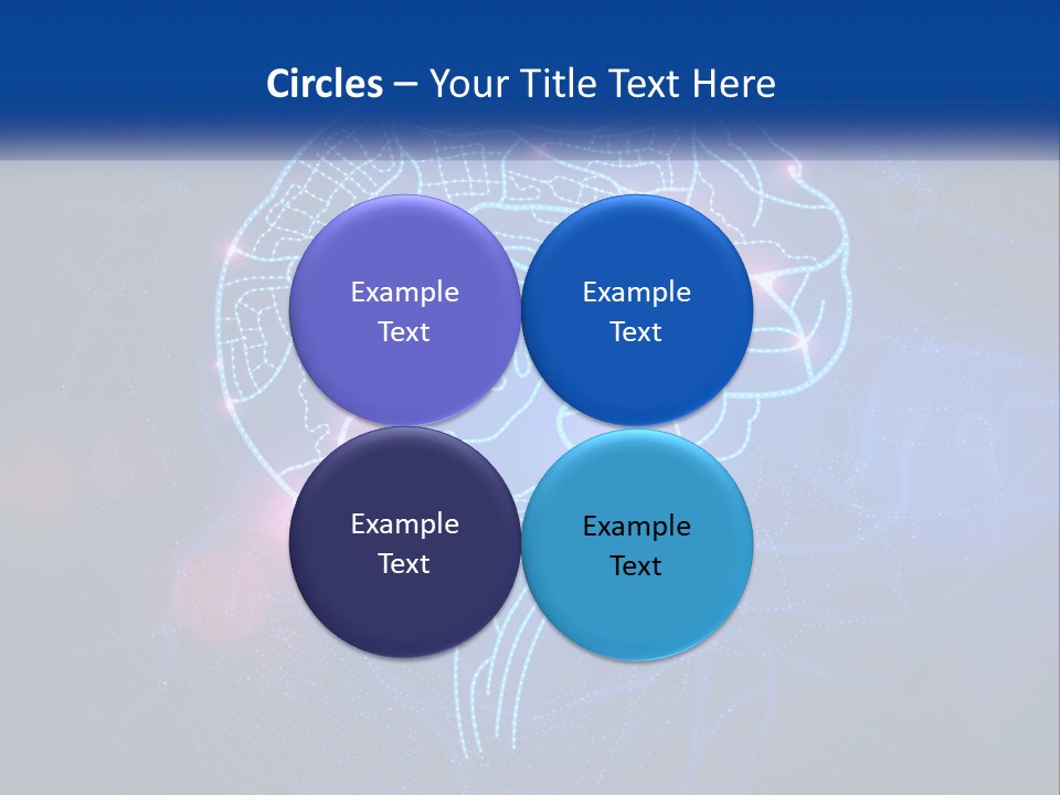 A Blue Brain Powerpoint Presentation PowerPoint Template