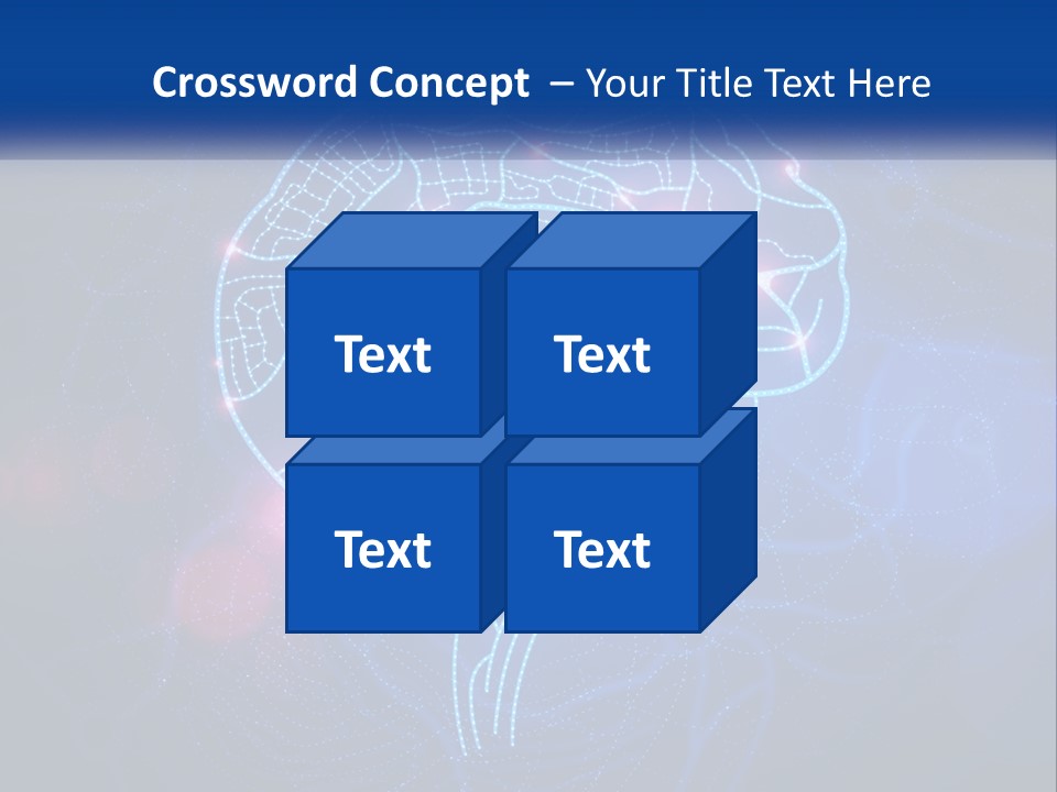 A Blue Brain Powerpoint Presentation PowerPoint Template