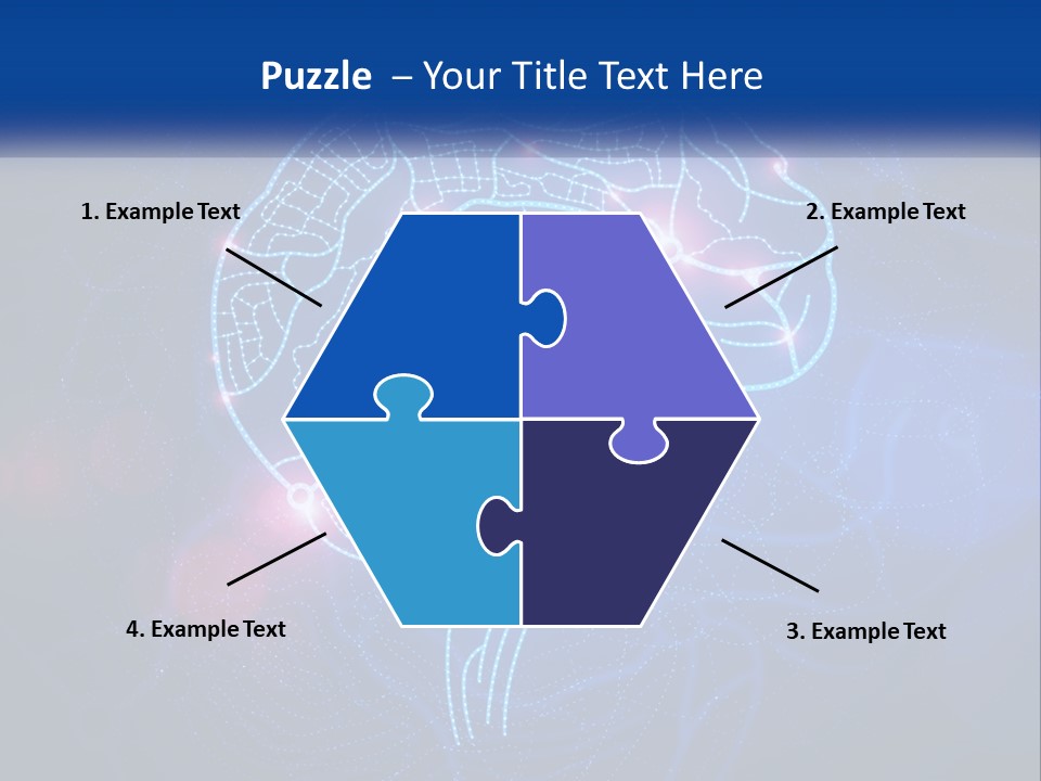 A Blue Brain Powerpoint Presentation PowerPoint Template