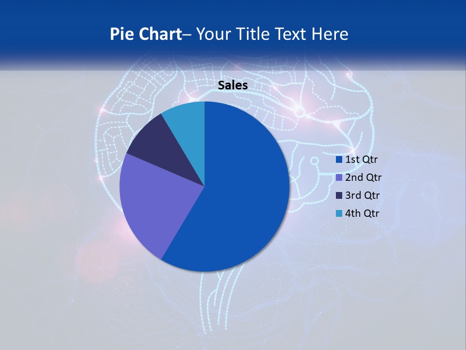 A Blue Brain Powerpoint Presentation PowerPoint Template