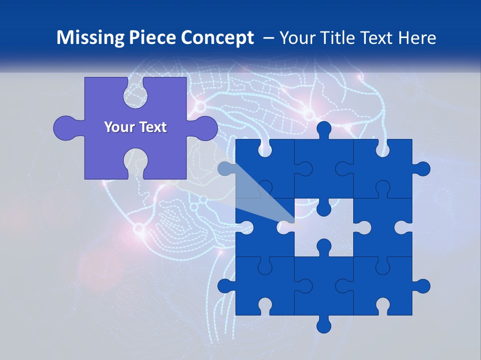 A Blue Brain Powerpoint Presentation PowerPoint Template
