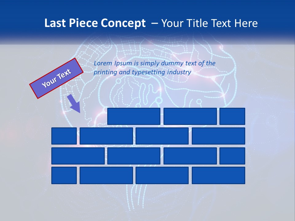 A Blue Brain Powerpoint Presentation PowerPoint Template