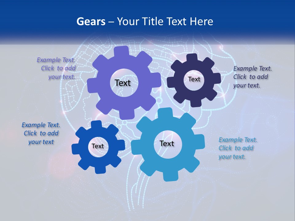 A Blue Brain Powerpoint Presentation PowerPoint Template