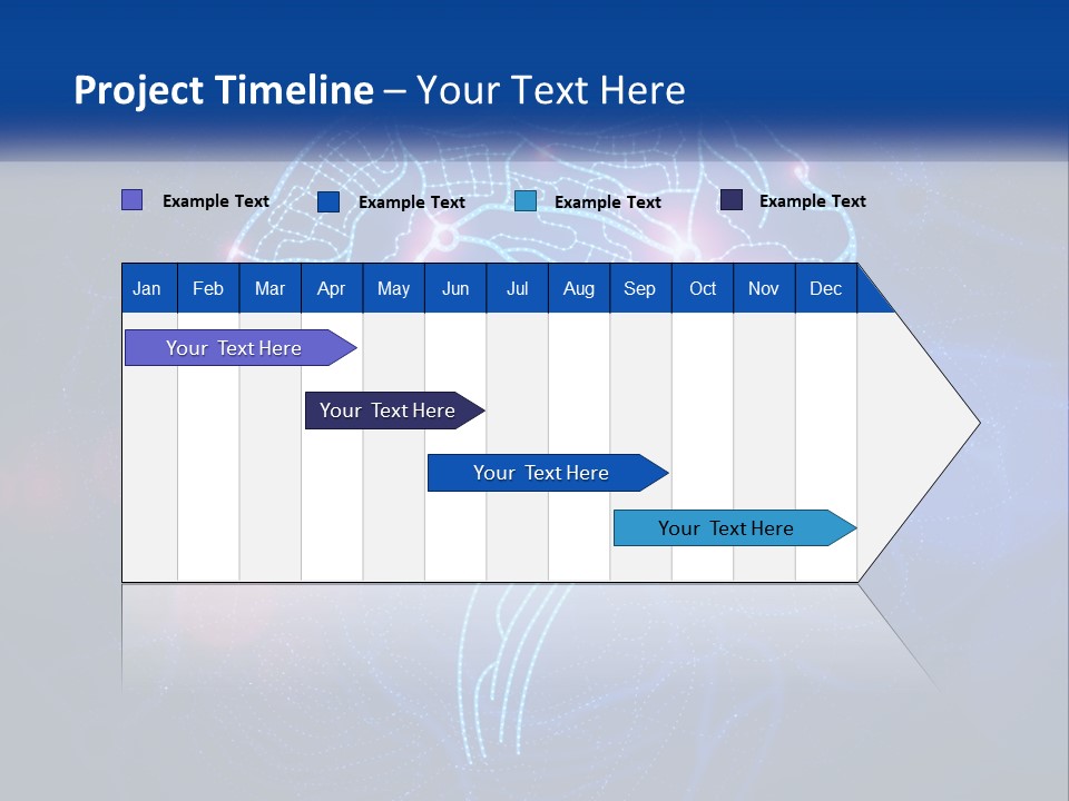 A Blue Brain Powerpoint Presentation PowerPoint Template