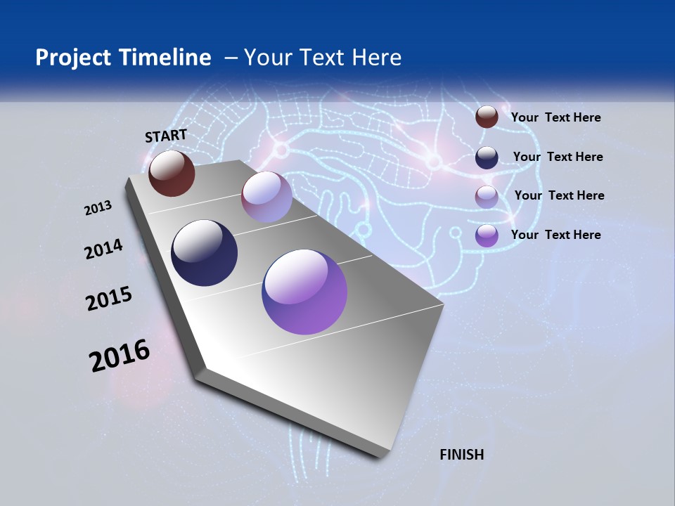 A Blue Brain Powerpoint Presentation PowerPoint Template