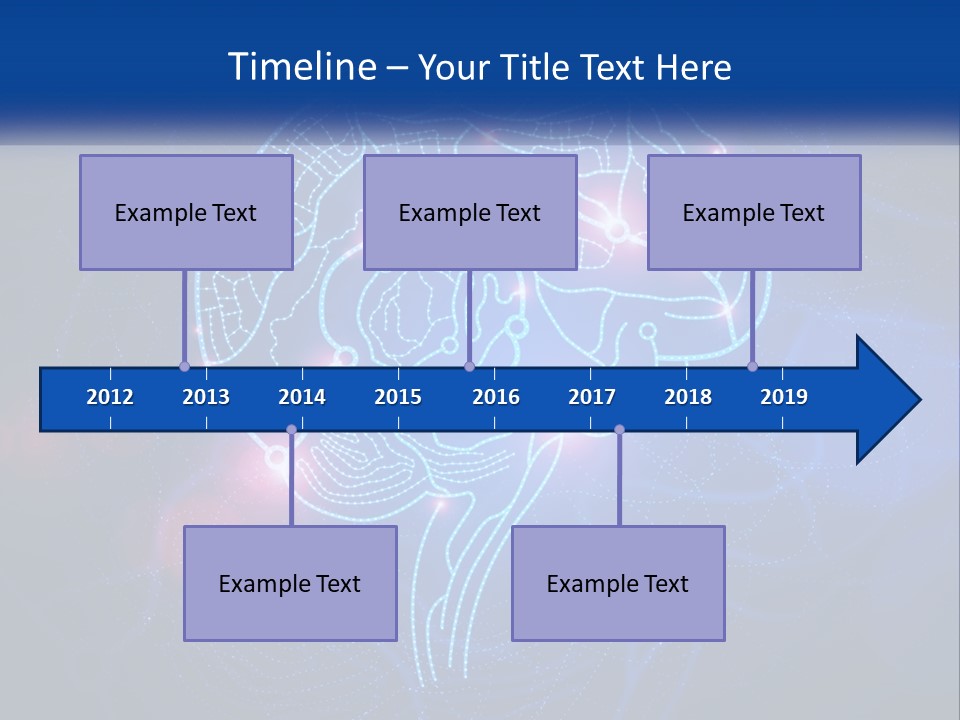 A Blue Brain Powerpoint Presentation PowerPoint Template