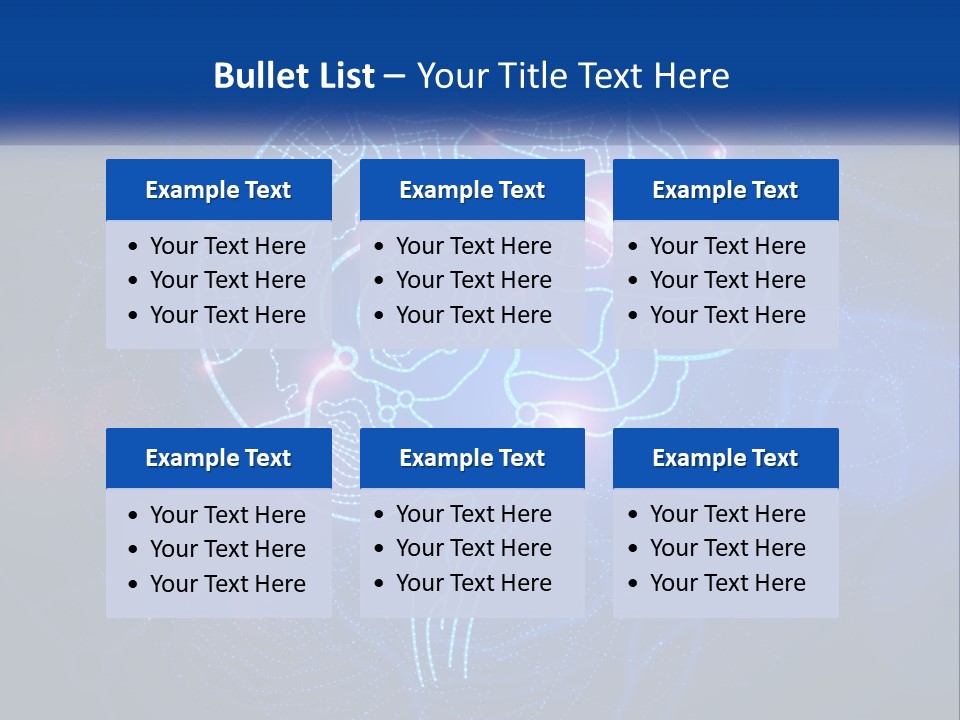 A Blue Brain Powerpoint Presentation PowerPoint Template