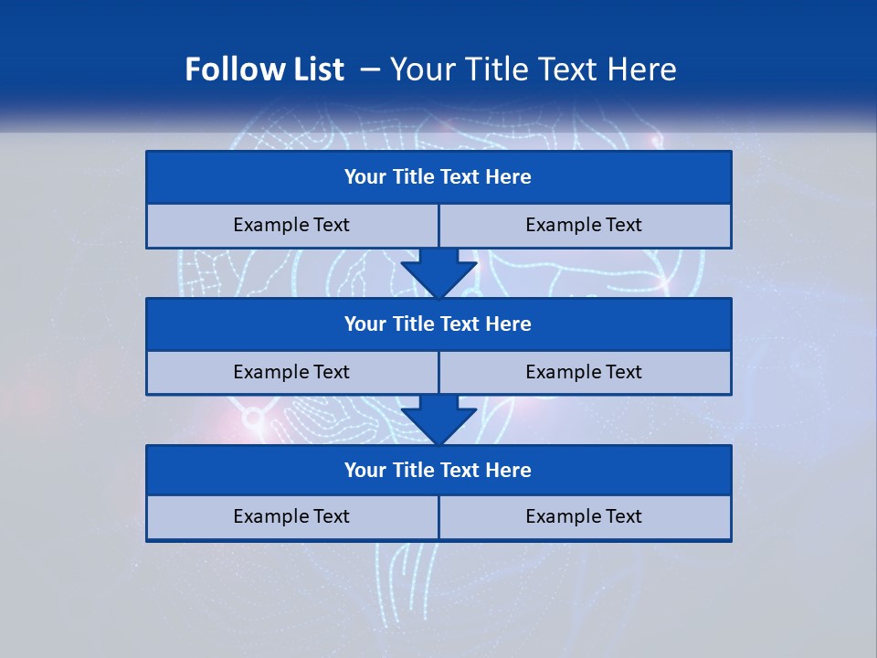 A Blue Brain Powerpoint Presentation PowerPoint Template