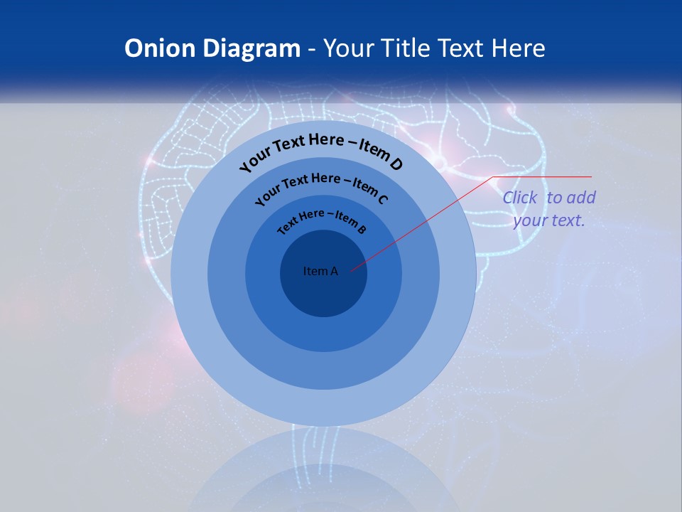 A Blue Brain Powerpoint Presentation PowerPoint Template