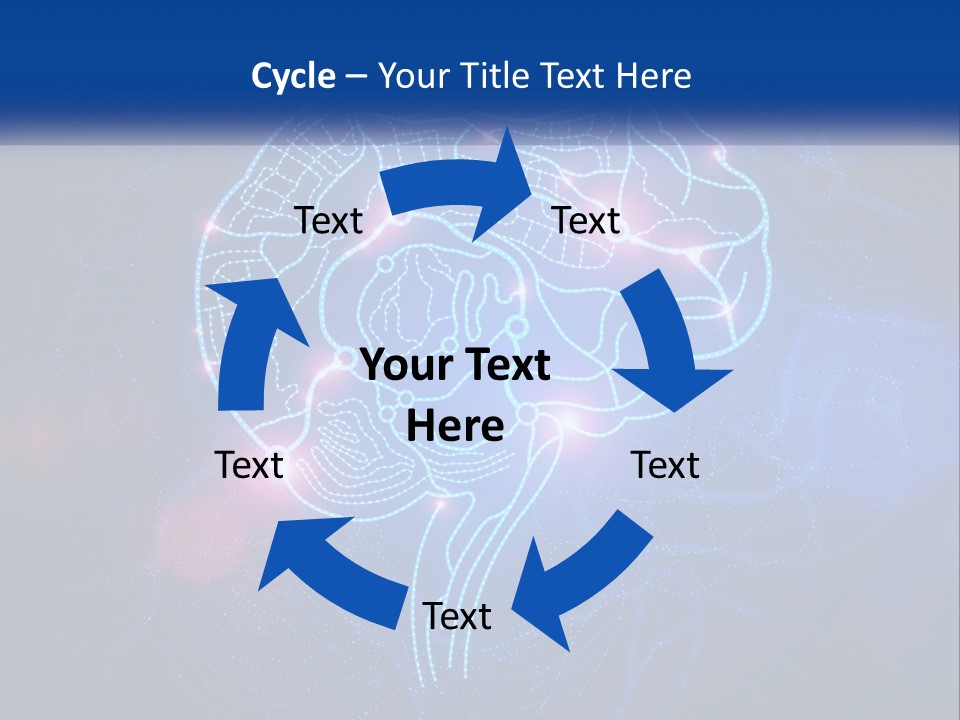 A Blue Brain Powerpoint Presentation PowerPoint Template