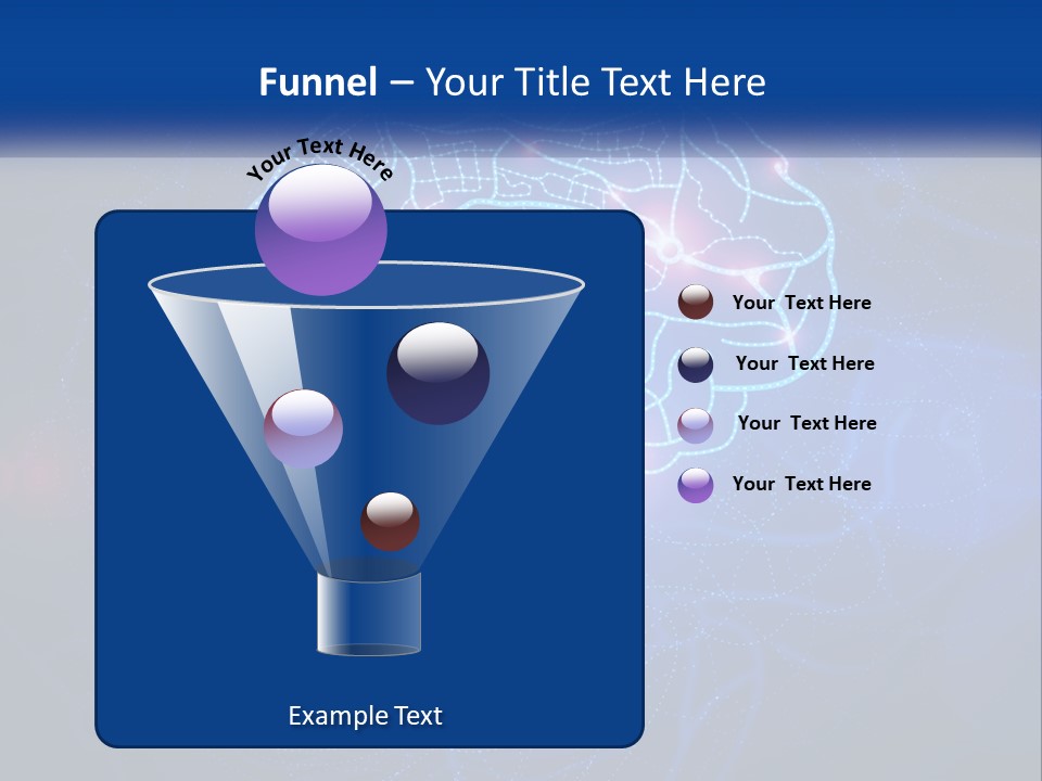 A Blue Brain Powerpoint Presentation PowerPoint Template
