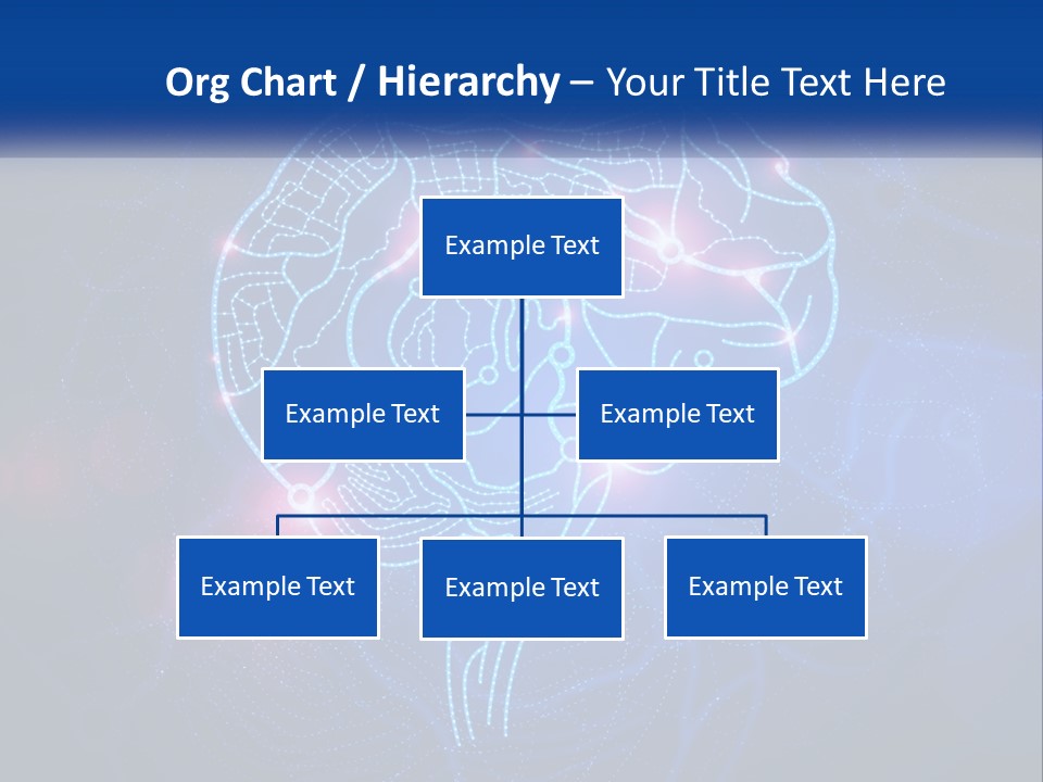 A Blue Brain Powerpoint Presentation PowerPoint Template