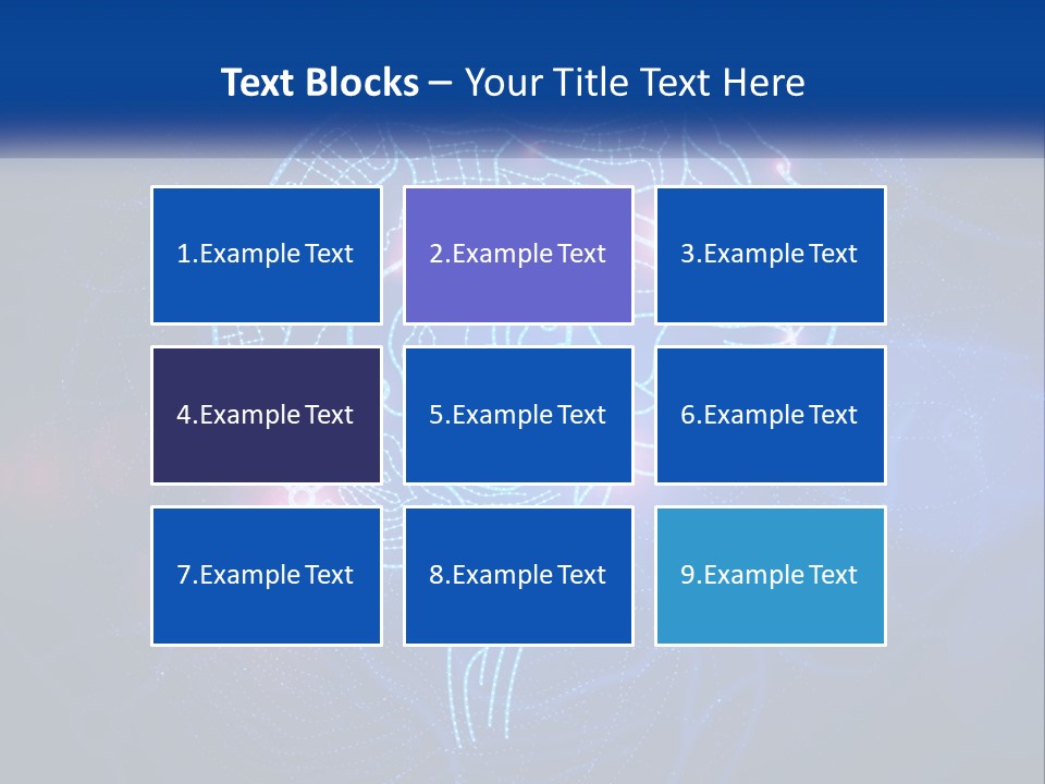 A Blue Brain Powerpoint Presentation PowerPoint Template