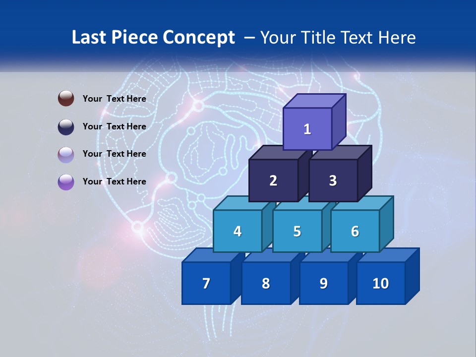 A Blue Brain Powerpoint Presentation PowerPoint Template