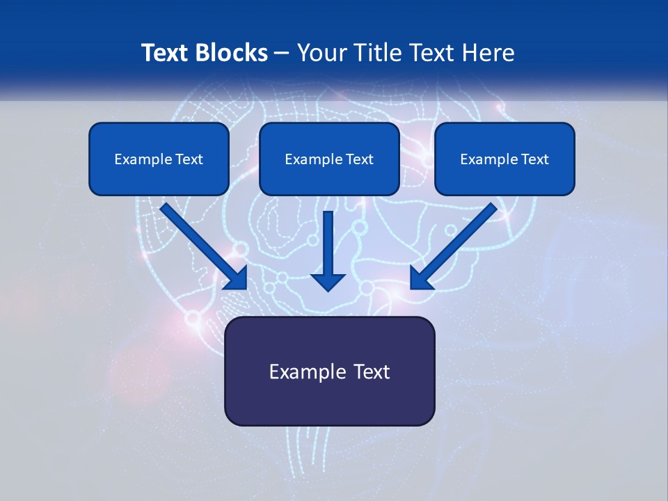 A Blue Brain Powerpoint Presentation PowerPoint Template