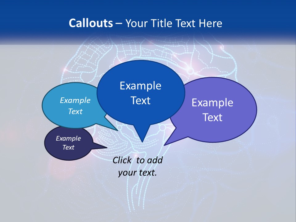 A Blue Brain Powerpoint Presentation PowerPoint Template