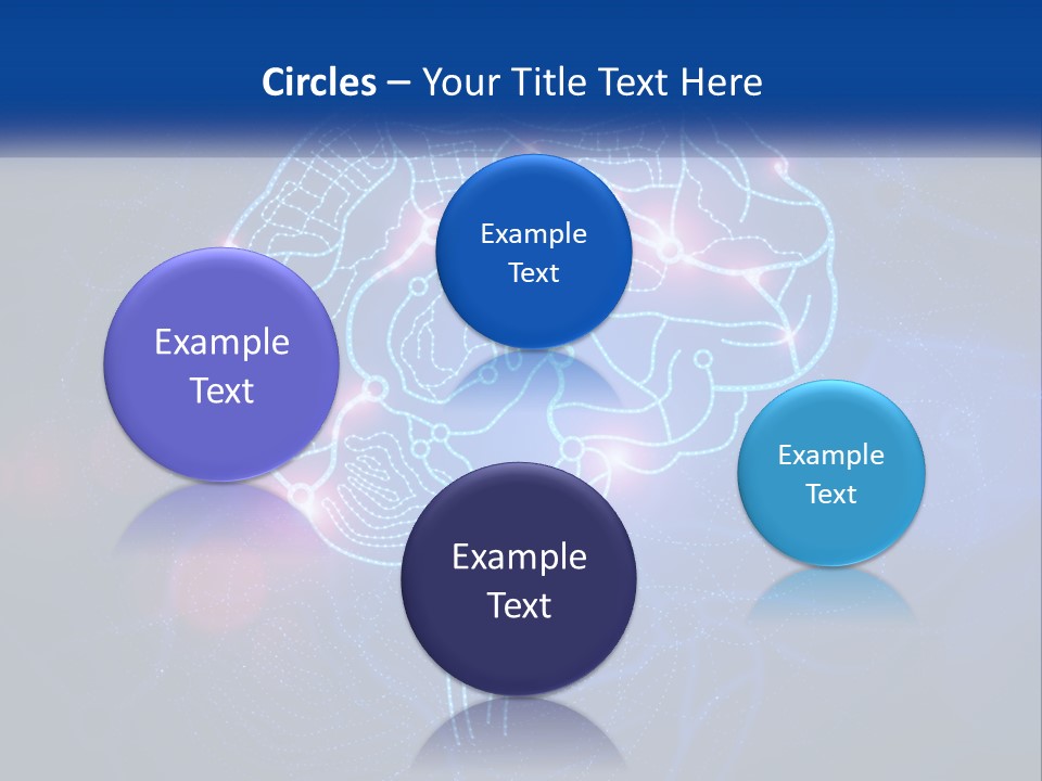 A Blue Brain Powerpoint Presentation PowerPoint Template