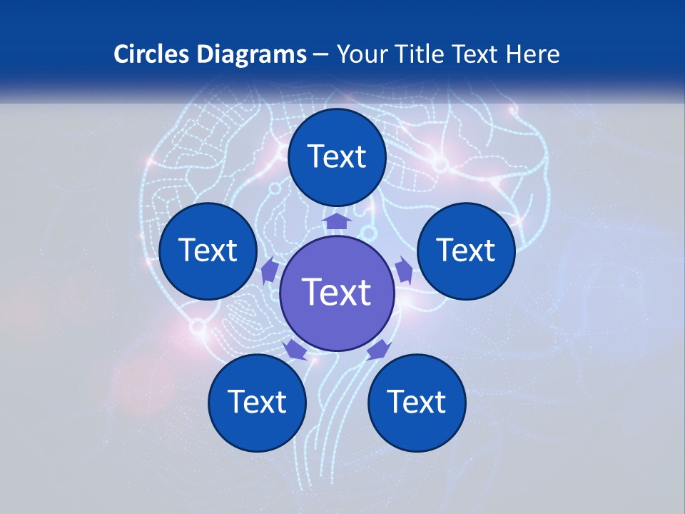 A Blue Brain Powerpoint Presentation PowerPoint Template