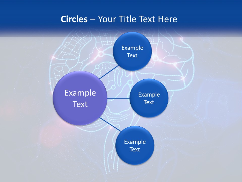 A Blue Brain Powerpoint Presentation PowerPoint Template