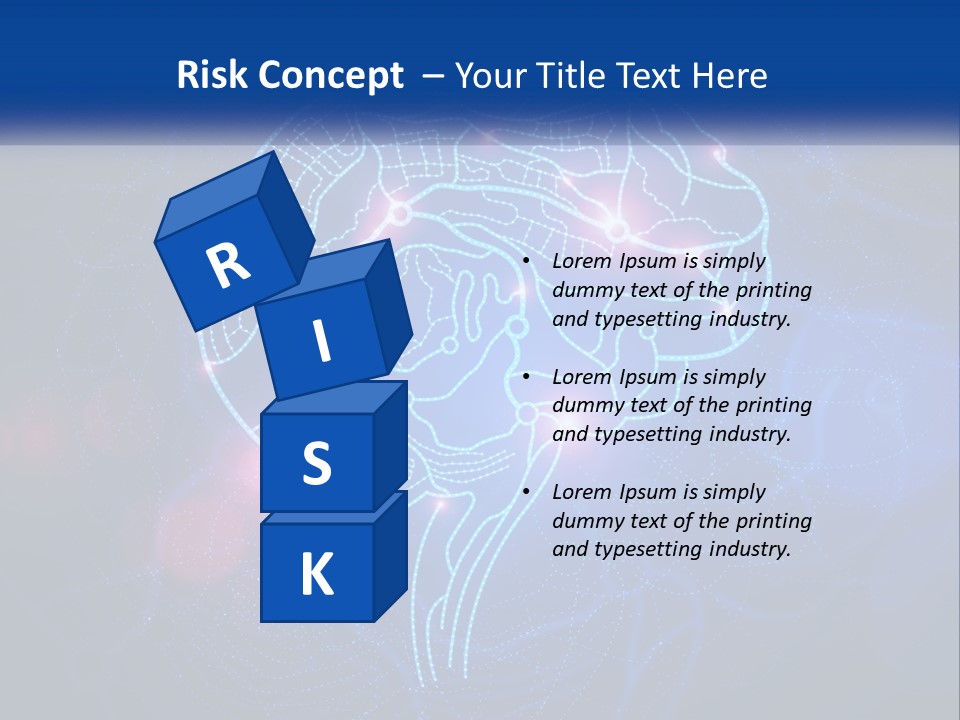 A Blue Brain Powerpoint Presentation PowerPoint Template