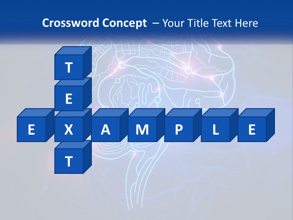 A Blue Brain Powerpoint Presentation PowerPoint Template