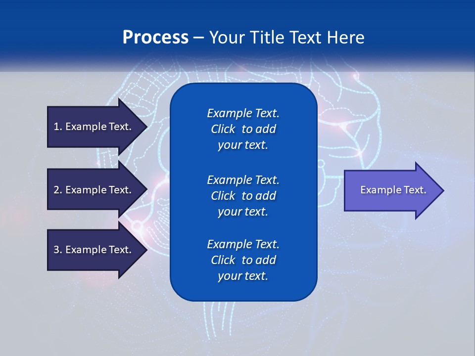 A Blue Brain Powerpoint Presentation PowerPoint Template