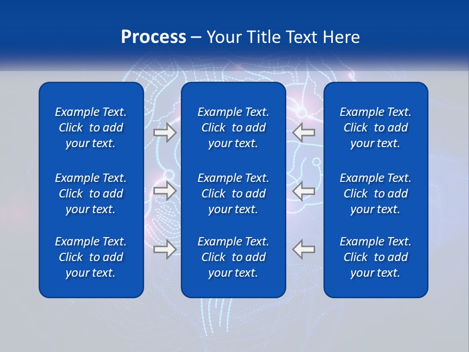 A Blue Brain Powerpoint Presentation PowerPoint Template