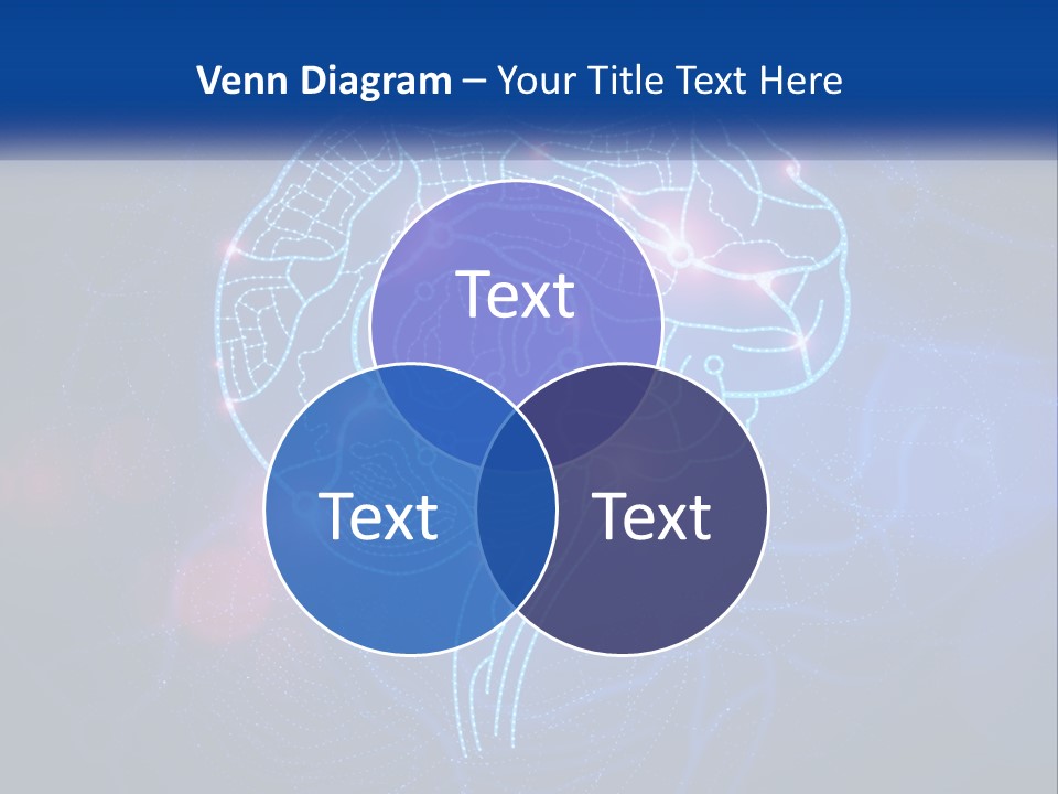 A Blue Brain Powerpoint Presentation PowerPoint Template