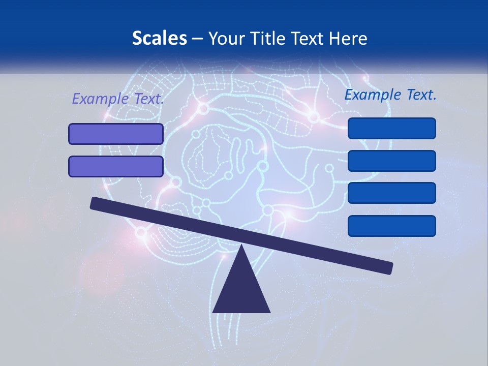 A Blue Brain Powerpoint Presentation PowerPoint Template