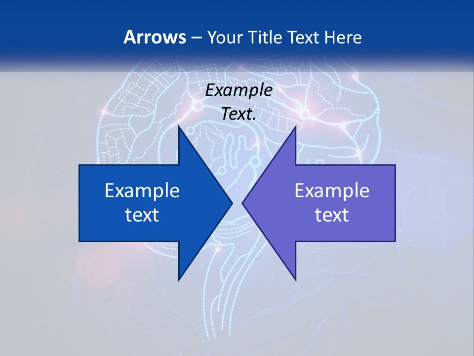 A Blue Brain Powerpoint Presentation PowerPoint Template