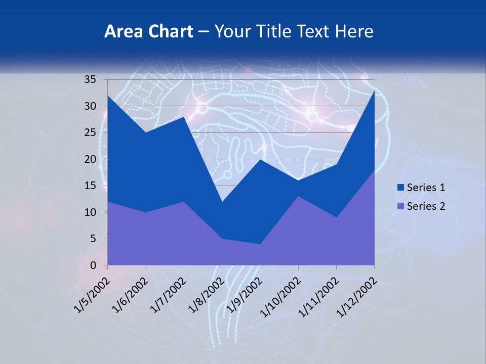 A Blue Brain Powerpoint Presentation PowerPoint Template