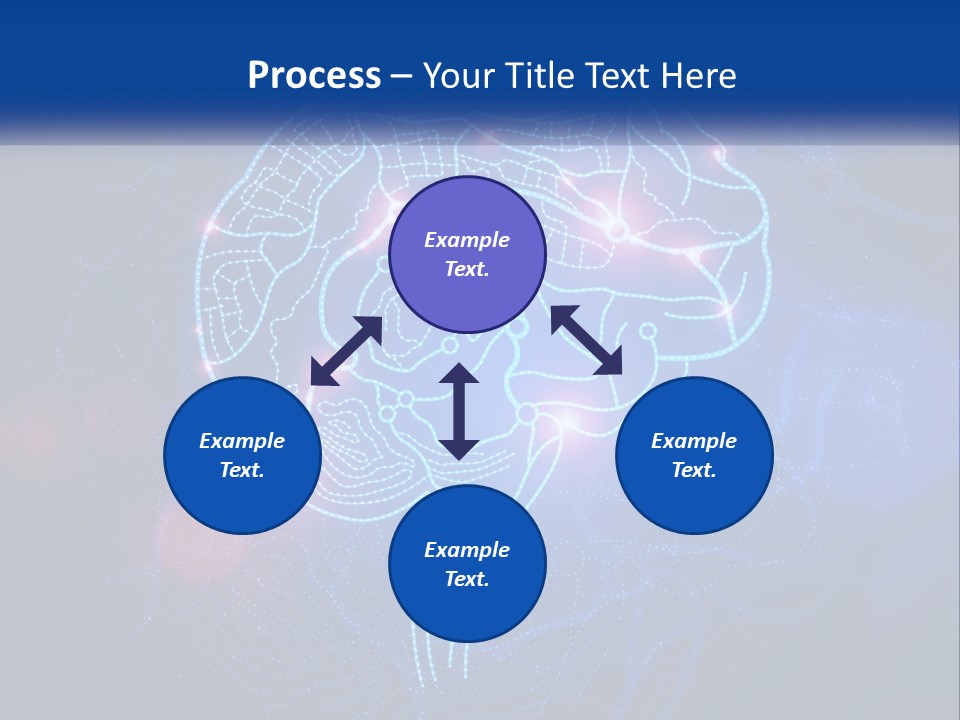 A Blue Brain Powerpoint Presentation PowerPoint Template