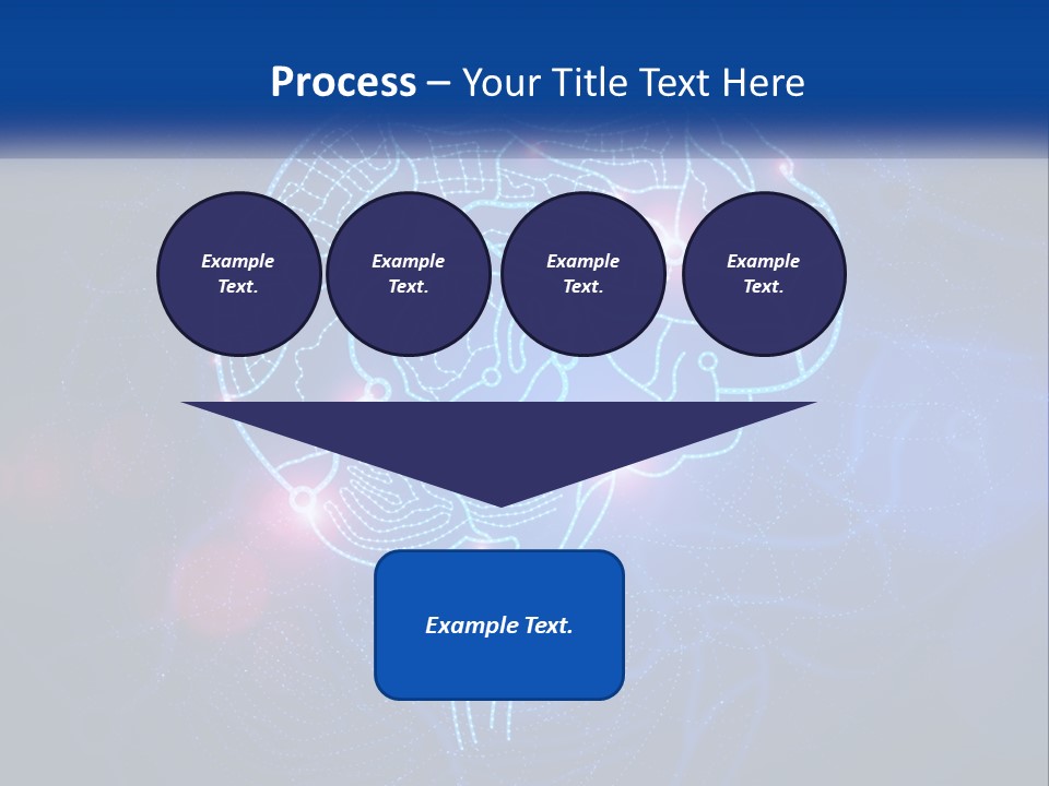 A Blue Brain Powerpoint Presentation PowerPoint Template