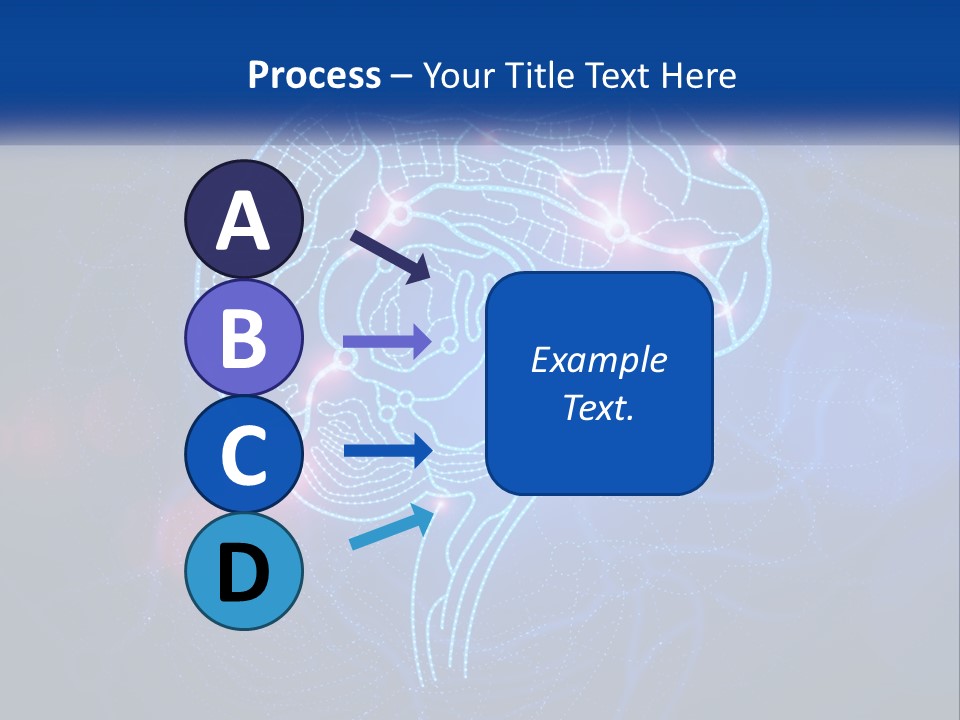 A Blue Brain Powerpoint Presentation PowerPoint Template