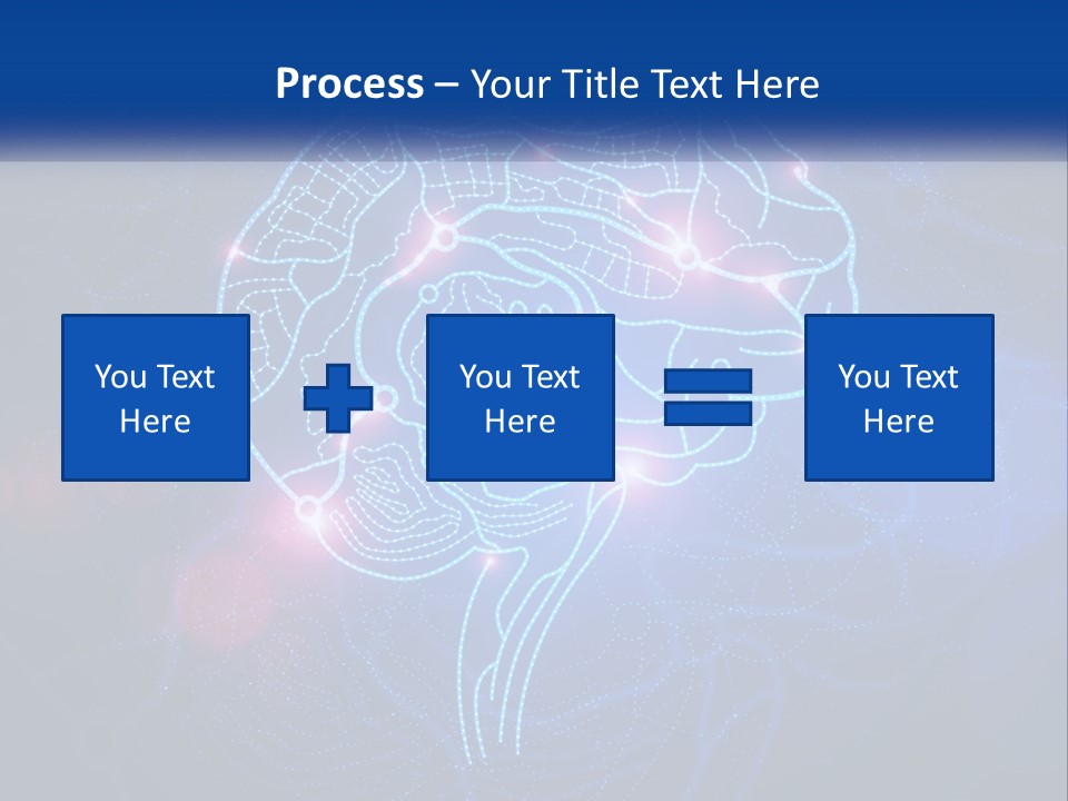 A Blue Brain Powerpoint Presentation PowerPoint Template