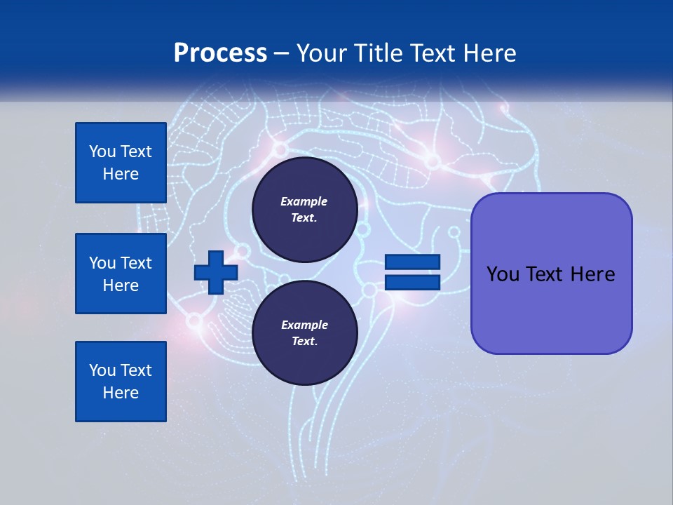 A Blue Brain Powerpoint Presentation PowerPoint Template