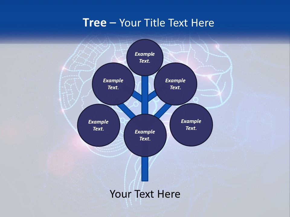 A Blue Brain Powerpoint Presentation PowerPoint Template