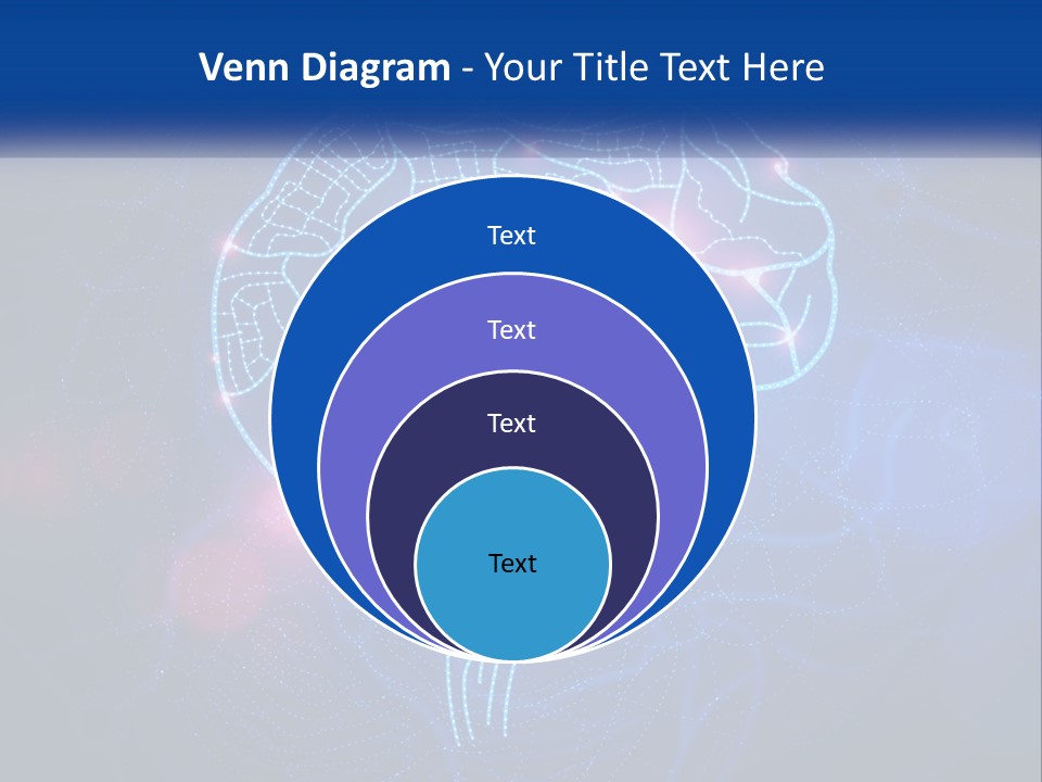 A Blue Brain Powerpoint Presentation PowerPoint Template