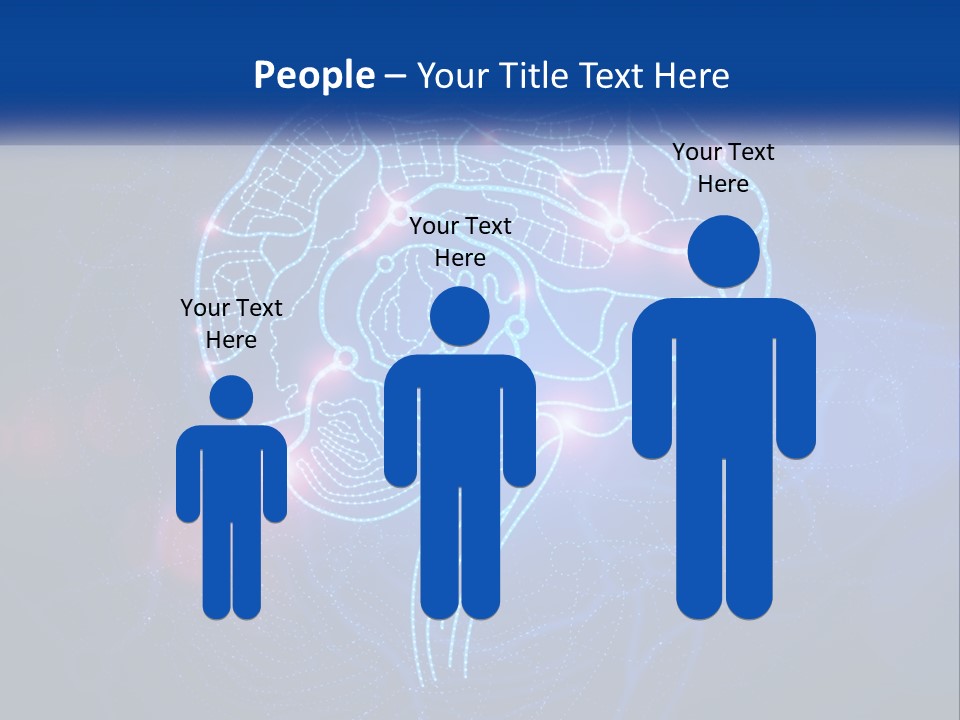 A Blue Brain Powerpoint Presentation PowerPoint Template