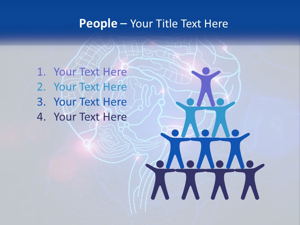 A Blue Brain Powerpoint Presentation PowerPoint Template
