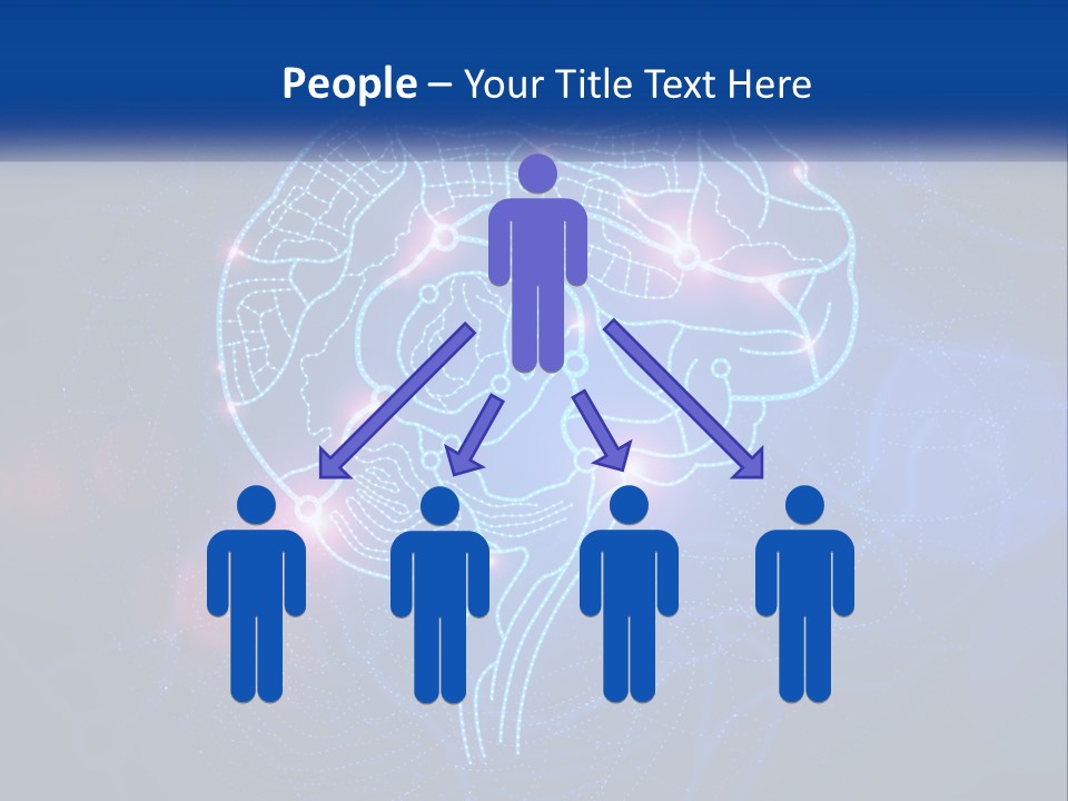 A Blue Brain Powerpoint Presentation PowerPoint Template