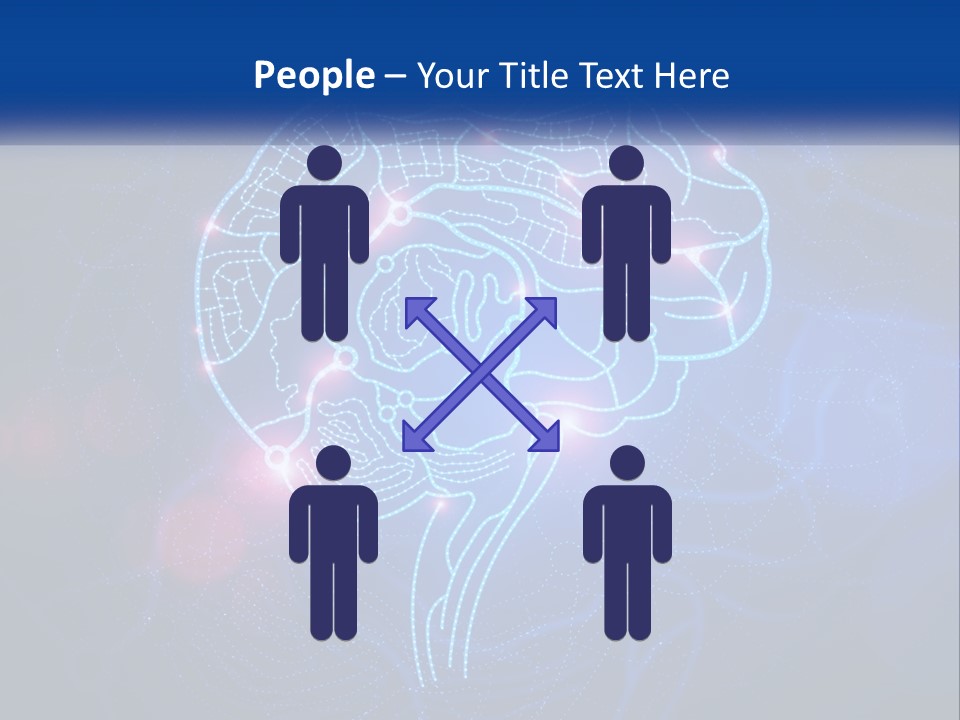 A Blue Brain Powerpoint Presentation PowerPoint Template