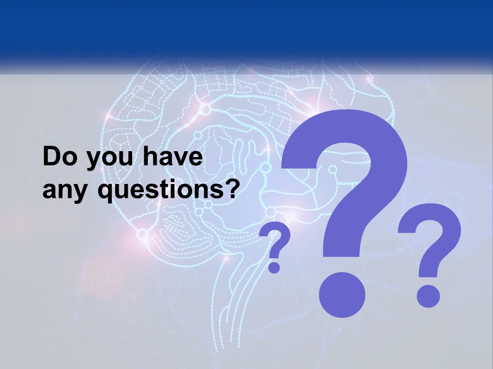 A Blue Brain Powerpoint Presentation PowerPoint Template