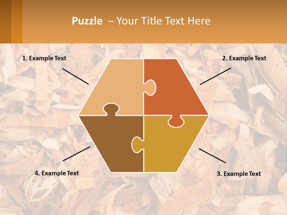 A Pile Of Wood Chips Powerpoint Template PowerPoint Template