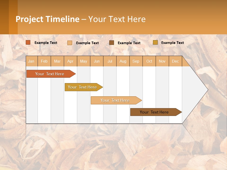 A Pile Of Wood Chips Powerpoint Template PowerPoint Template