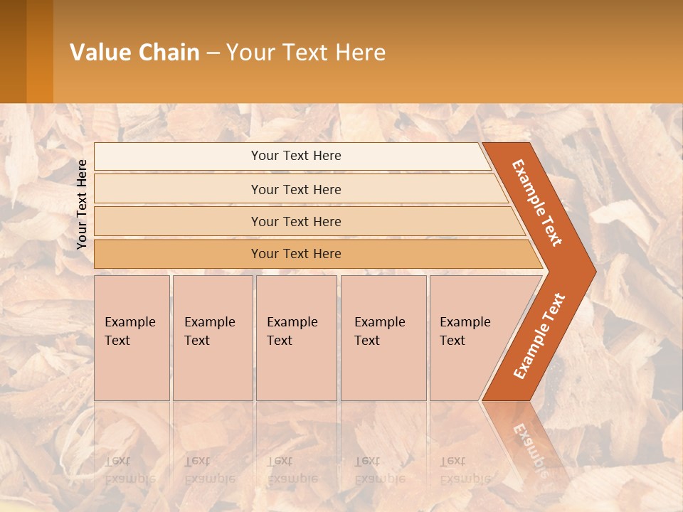 A Pile Of Wood Chips Powerpoint Template PowerPoint Template