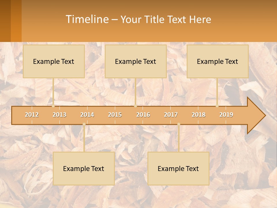 A Pile Of Wood Chips Powerpoint Template PowerPoint Template