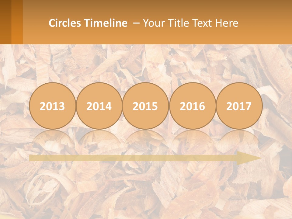 A Pile Of Wood Chips Powerpoint Template PowerPoint Template